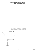 MISCELLANEOUS Diagram and Parts List for LBR5133AN1  Whirlpool Washer