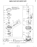 303876 PUMP AND MOTOR Diagram and Parts List for DU5004XM0  Whirlpool Dishwasher