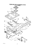 COOKTOP AND MANIFOLD , LIT/OPTIONAL Diagram and Parts List for SF335ESRW1  Whirlpool Range
