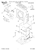 SECTION Diagram and Parts List for AD25G1  Whirlpool Dehumidifier