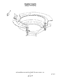 HEATER Diagram and Parts List for 4KUDA220TW3  KitchenAid Dishwasher