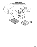 OVEN Diagram and Parts List for GY396LXGB0  Whirlpool Range