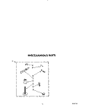 MISCELLANEOUS Diagram and Parts List for AL5143VW1  Whirlpool Washer