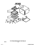 UNIT Diagram and Parts List for KEBS276WBL1  KitchenAid Wall Oven