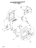 Part Location Diagram of 2214336W Whirlpool OVERLAY