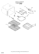 OVEN, LIT/OPTIONAL Diagram and Parts List for RDP34502  Roper Range