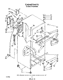 CABINET Diagram and Parts List for TT16CKXWN00  Whirlpool Refrigerator