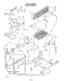 UNIT Diagram and Parts List for KTRF22MSTOY1  Whirlpool Refrigerator