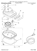 SECTION Diagram and Parts List for KFP450WH  KitchenAid Food Processor