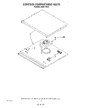 SECTION Diagram and Parts List for KEMI371TBL3  KitchenAid Microwave Oven Combo