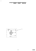 SEALED GAS ASSEMBLY Diagram and Parts List for KDDT207BBL5  KitchenAid Range