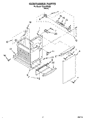 CONTAINER Diagram and Parts List for TC800SPKB0  Whirlpool Trash Compactor