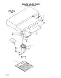 SECTION Diagram and Parts List for RH2730XWN0  Whirlpool Range Hood