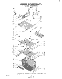 FREEZER INTERIOR, NOT ILLUSTRATED Diagram and Parts List for ED26MKXLWR0  Whirlpool Refrigerator