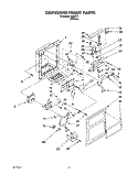 Part Location Diagram of 2167451 Whirlpool OVERLAY