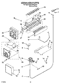 ICEMAKER PARTS, PARTS NOT ILLUSTRATED Diagram and Parts List for BRS70YRANA01  Whirlpool Refrigerator