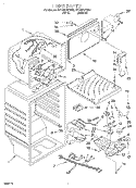 LINER Diagram and Parts List for RT18DKXFN03  Roper Refrigerator