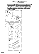 INSTALLATION Diagram and Parts List for BPAC0700AS1  KitchenAid Air Conditioner