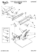 SECTION Diagram and Parts List for LER2614DW0  Whirlpool Dryer