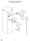 REFRIGERATOR LINER Diagram and Parts List for KSSS42QDX05  KitchenAid Refrigerator