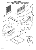 UNIT PARTS Diagram and Parts List for ET1LFKXKQ02  Whirlpool Refrigerator