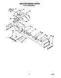 ICE CONTAINER Diagram and Parts List for KSSS42DBX00  KitchenAid Refrigerator