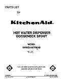 SECTION Diagram and Parts List for KHWG160YCR0  KitchenAid Miscellaneous