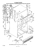 CABINET Diagram and Parts List for ET20DKXVW07  Whirlpool Refrigerator