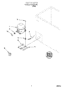 SECTION Diagram and Parts List for EH100FXJW01  Whirlpool Freezer