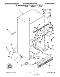 CABINET Diagram and Parts List for KTLS25QDBL00  KitchenAid Refrigerator