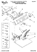 Part Location Diagram of 3401630 Whirlpool HARNS-WIRE