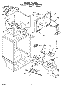 LINER PARTS Diagram and Parts List for CT21GKXRT03  Crosley Refrigerator