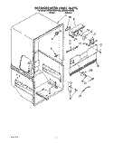 REFRIGERATOR LINER Diagram and Parts List for KBRS22KWWH02  KitchenAid Refrigerator