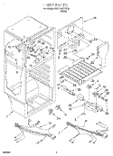 LINER, OPTIONAL Diagram and Parts List for 3VET16GKGW00  Whirlpool Refrigerator