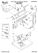 Part Location Diagram of 3399659 Whirlpool HARNS-WIRE