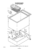 SECTION Diagram and Parts List for EH09EFXPW07  Whirlpool Freezer