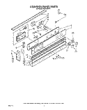 CONTROL PANEL Diagram and Parts List for RS660BXV2  Whirlpool Range