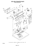 SECTION Diagram and Parts List for GLE5700XSW0  Whirlpool Dryer