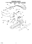 CONTROL, OPTIONAL Diagram and Parts List for KSRK22ILBL02  KitchenAid Refrigerator