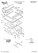 Part Location Diagram of 9750456PC Whirlpool FRAME-TOP