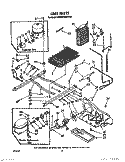 UNIT Diagram and Parts List for KSRB27QWWH00  KitchenAid Refrigerator
