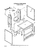 EXTERNAL Diagram and Parts List for FGP215VW2  Roper Range
