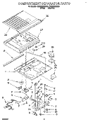 COMPARTMENT SEPARATOR Diagram and Parts List for ET25DQRBW02  Whirlpool Refrigerator