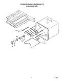 LOWER OVEN LINER Diagram and Parts List for KEBS177SBL0  KitchenAid Wall Oven