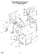 DISPENSER FRONT Diagram and Parts List for 4KSRS25QDW01  KitchenAid Refrigerator