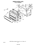 FREEZER DOOR Diagram and Parts List for ET20DKXSW00  Whirlpool Refrigerator