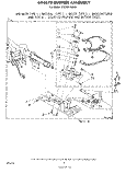 694670 BURNER Diagram and Parts List for GCG2501XMW1  Whirlpool Dryer