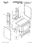 EXTERNAL Diagram and Parts List for SF305BEWW0  Whirlpool Range