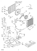 UNIT, LITERATURE Diagram and Parts List for RA151K0  Whirlpool Air Conditioner