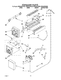 ICE MAKER, OPTIONAL Diagram and Parts List for KSRS25CKWH02  KitchenAid Refrigerator